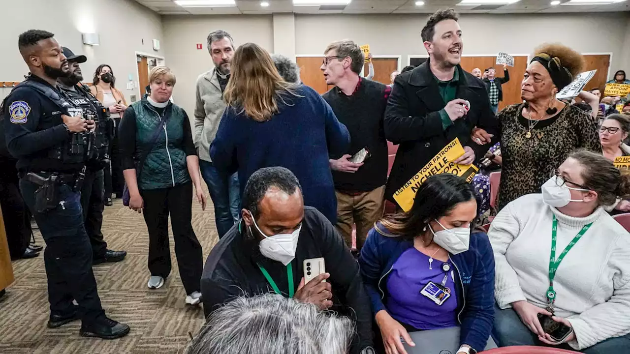 Indianapolis library board appoints Gregory Hill as permanent CEO as dozens protest