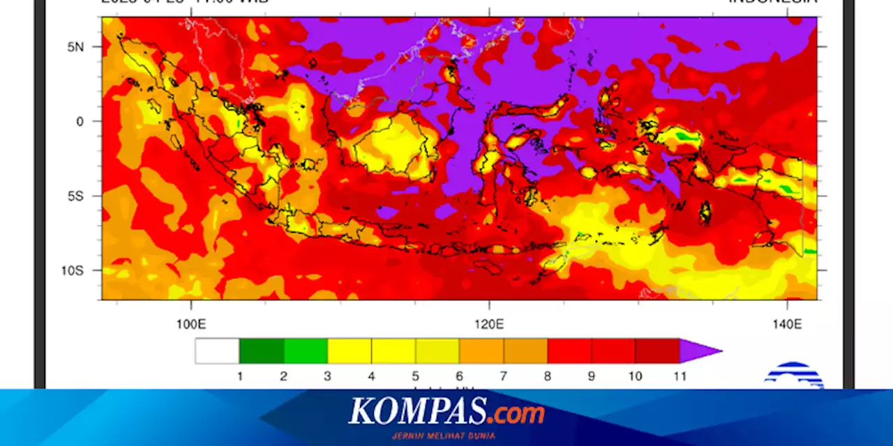 Jakarta Panas Membara, Indeks Sinar Ultraviolet Hari Ini Diperkirakan Capai Level Berisiko Bahaya Sangat Tinggi