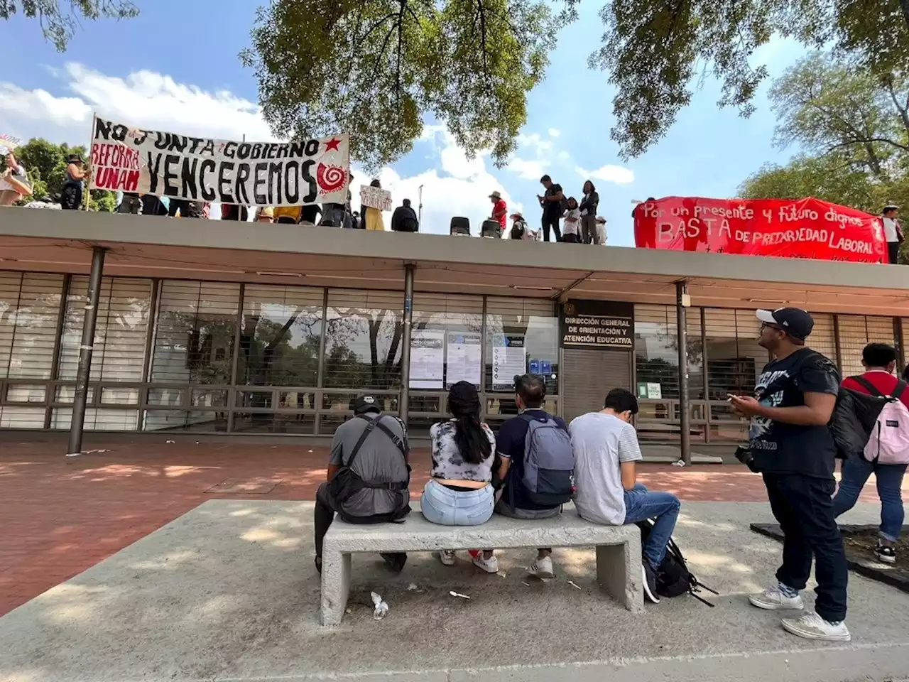 Beca universal y de rango constitucional, demandan estudiantes de UNAM