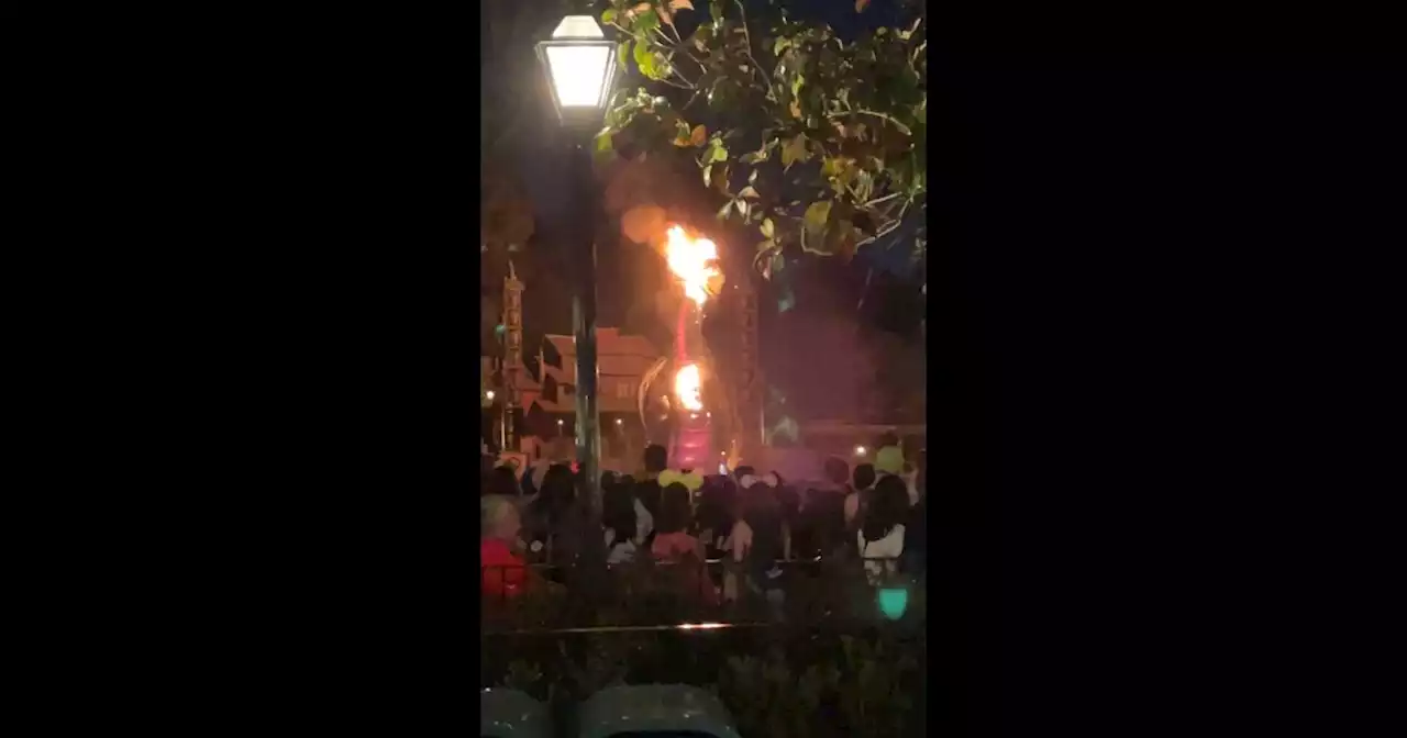 Flaming dragon in 'Fantasmic' show is latest in a series of Disneyland mishaps