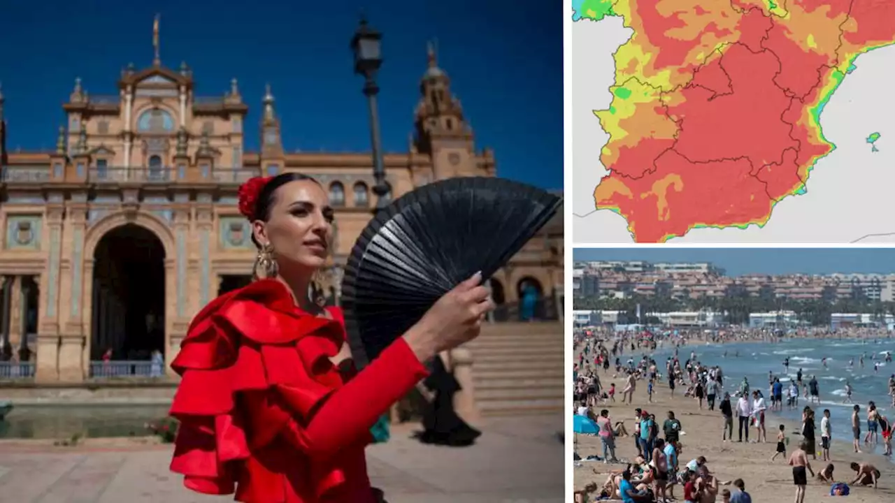 Spain to reach 40C as country sweats in record-breaking temperatures as drought continues