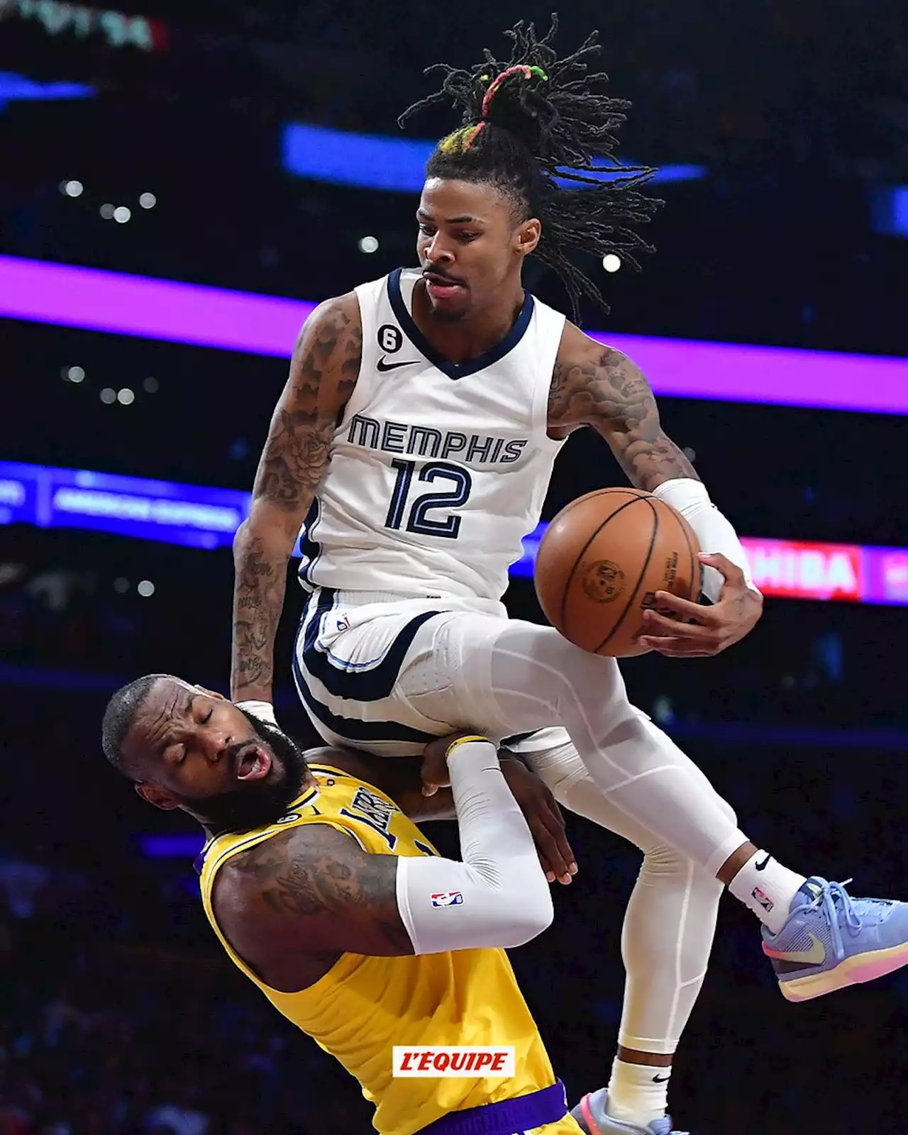 Les Los Angeles Lakers battent encore Memphis en play-offs de NBA