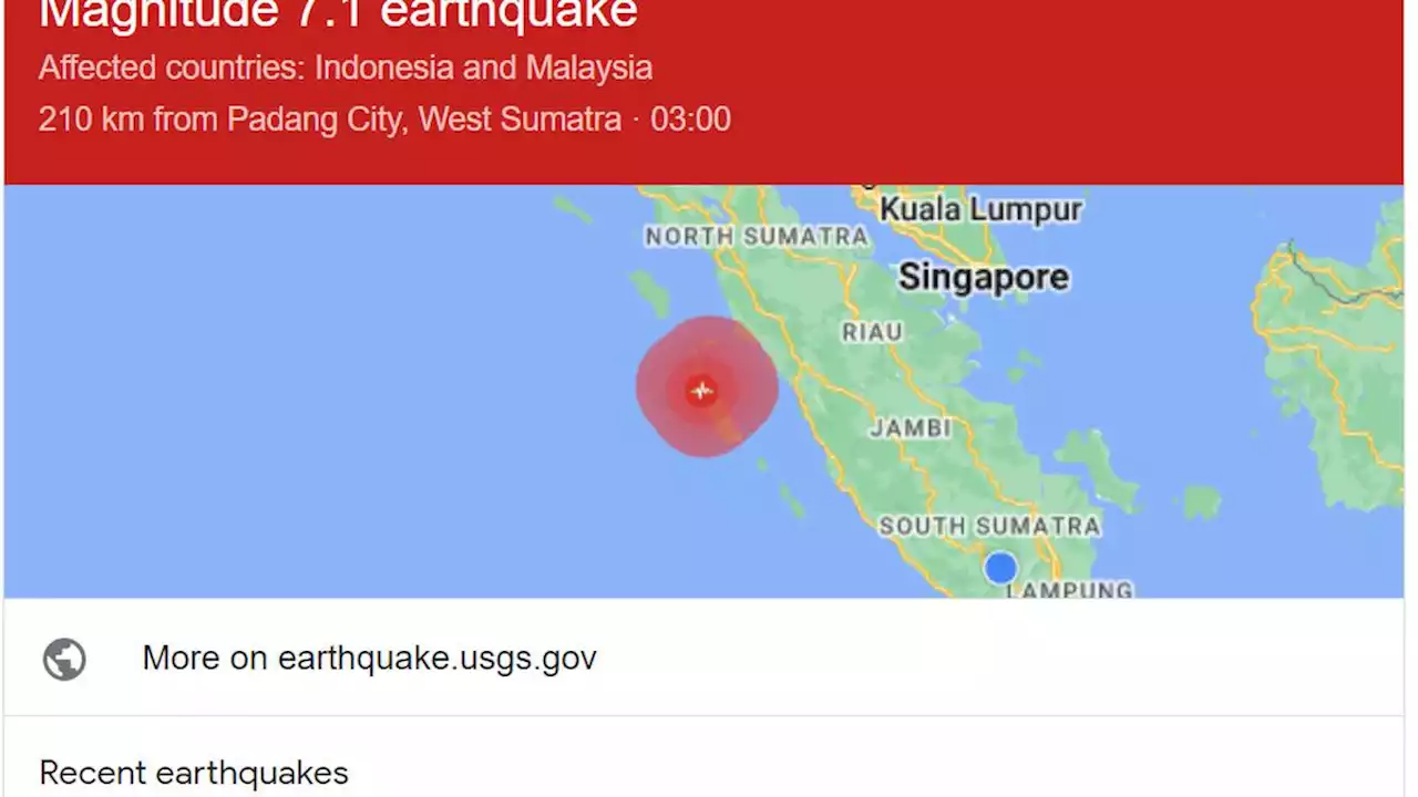 Gempa Magnitudo 7,3 Guncang Mentawai, Stok BBM Aman