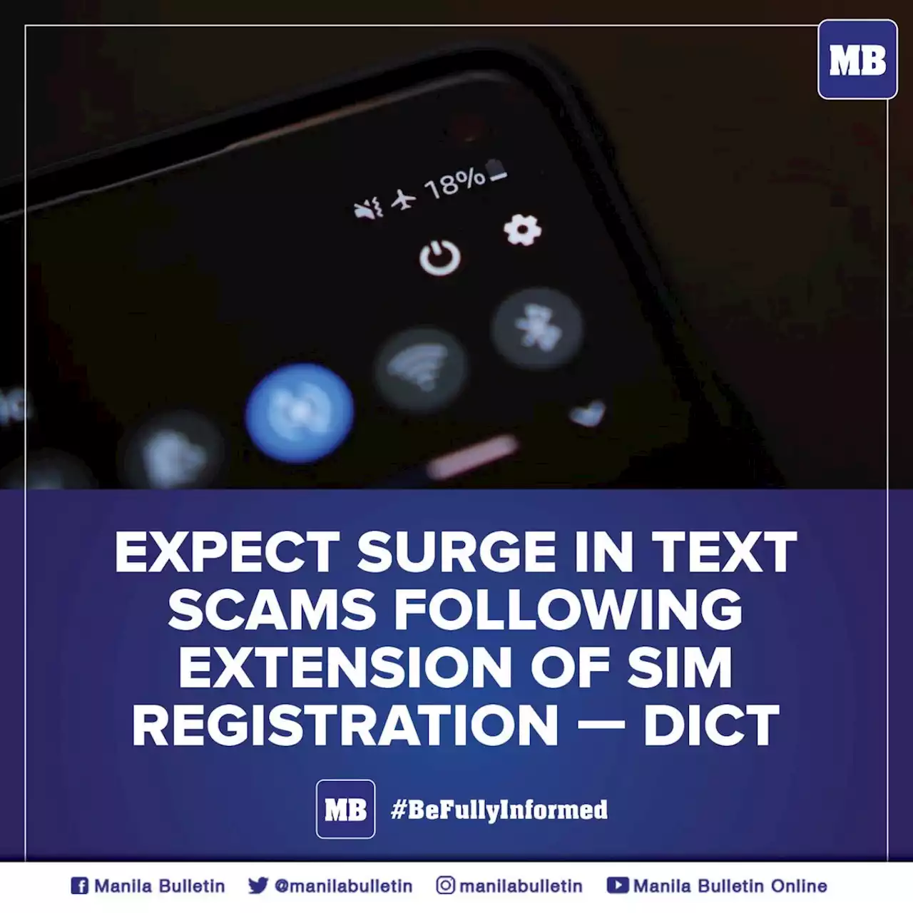 Expect surge in text scams following extension of SIM registration — DICT