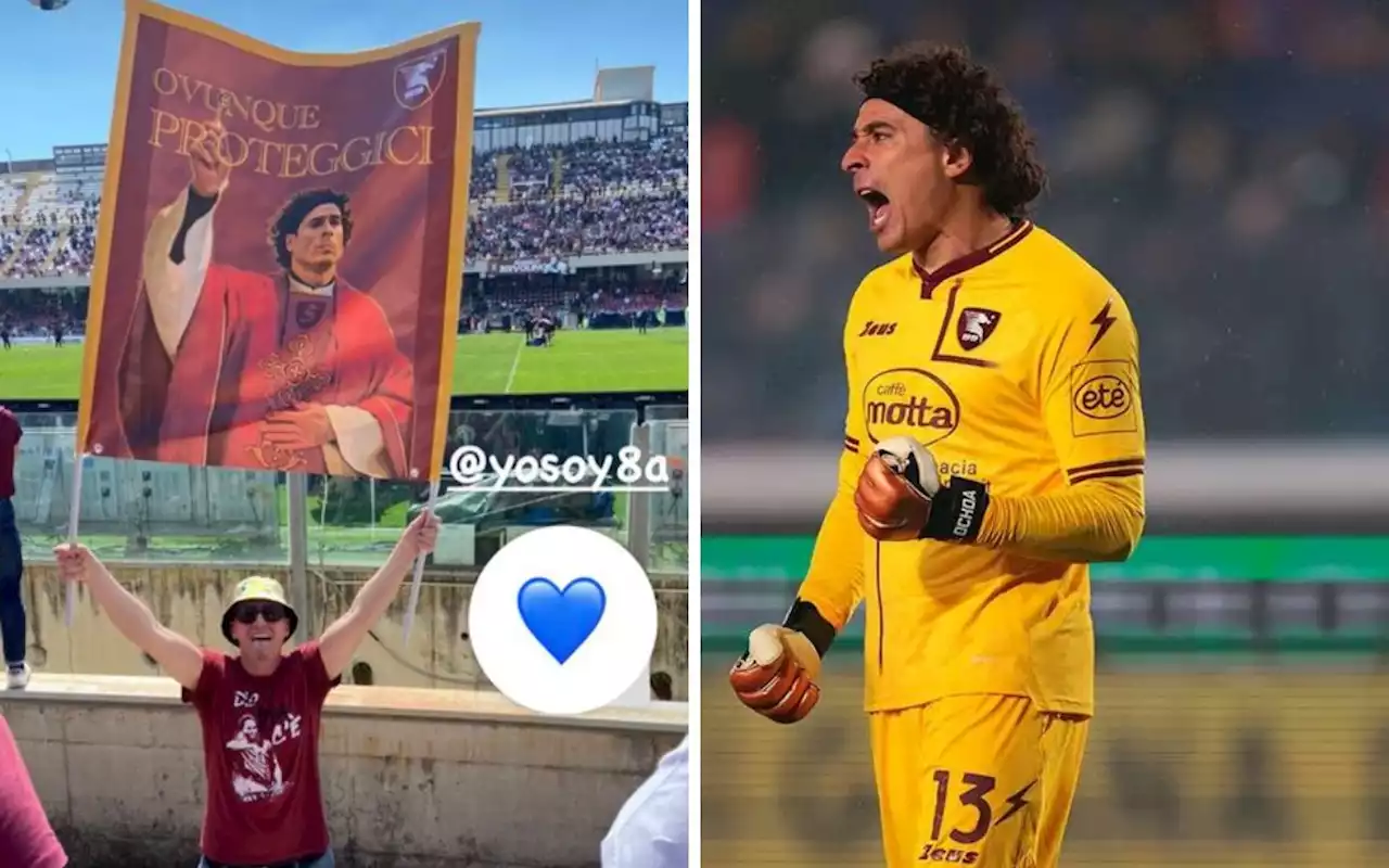 Ochoa: aficionados de Salernitana convierten en santo al portero