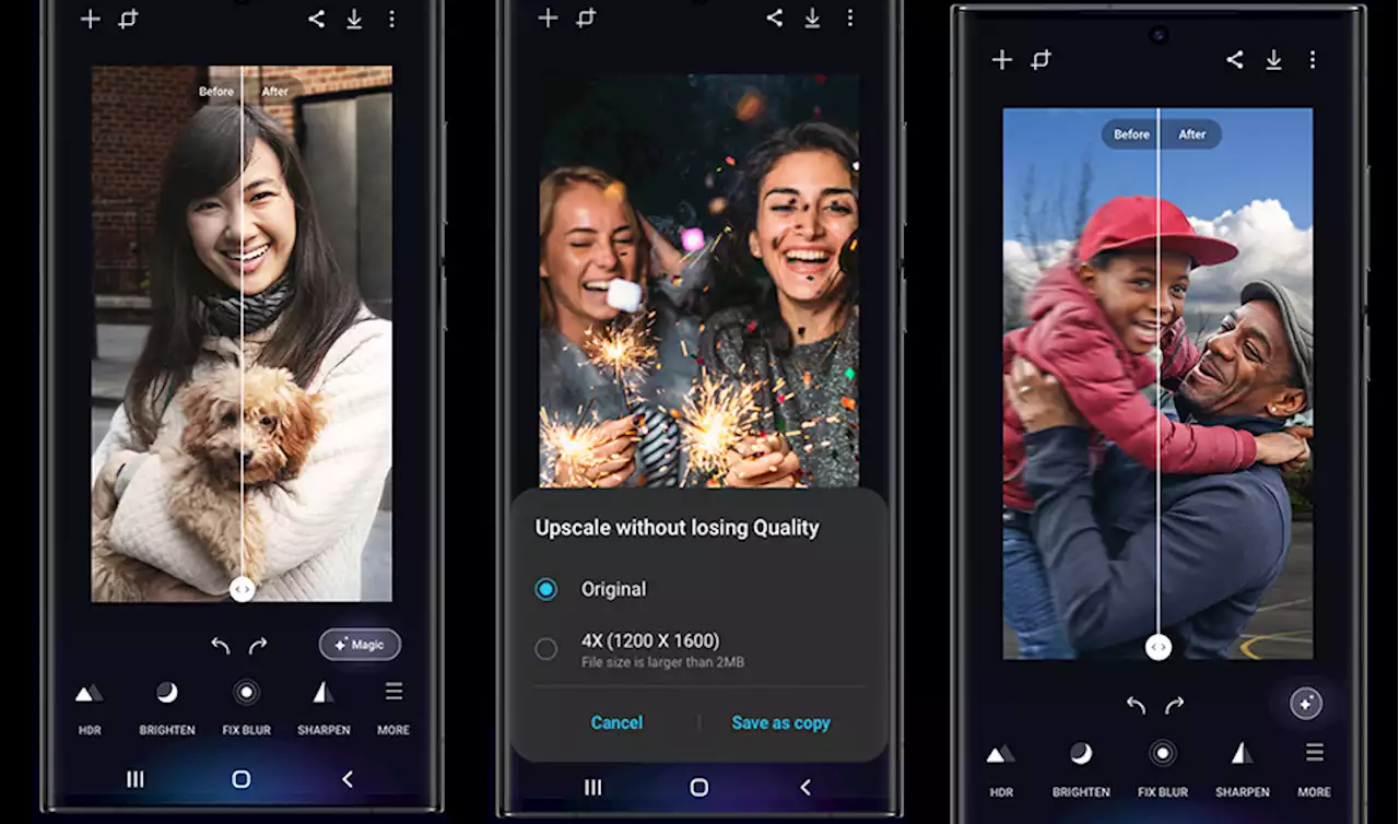 Samsung låter dig förbättra foton med AI
