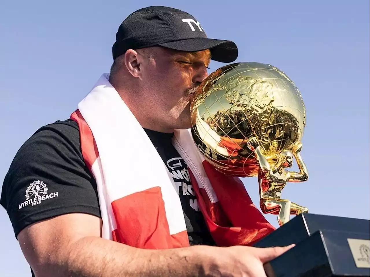 'Lift heavy, be kind': Ontario man first Canadian to win title of World's Strongest Man