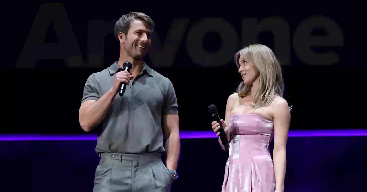 Glen Powell and Sydney Sweeney Flirt in Front of CinemaCon