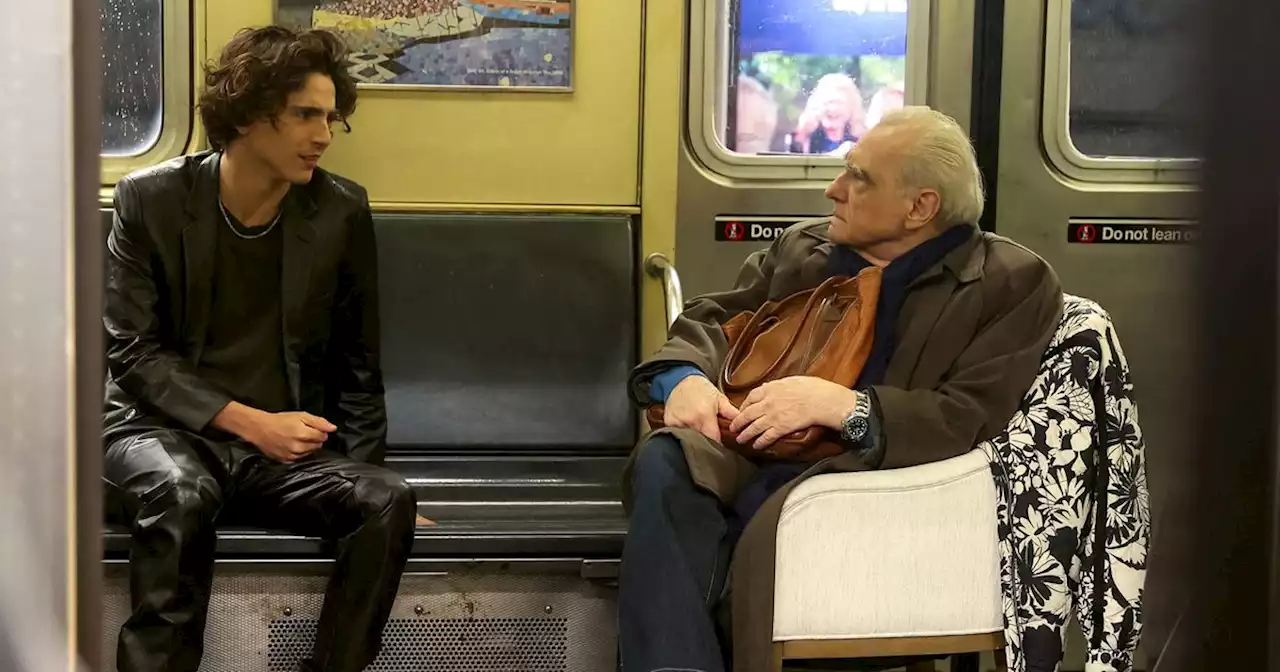 Timothée Chalamet and Martin Scorsese Rode the Subway