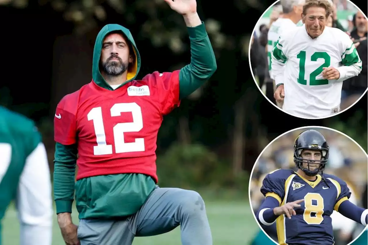 Aaron Rodgers won't be wearing No. 12 with Jets