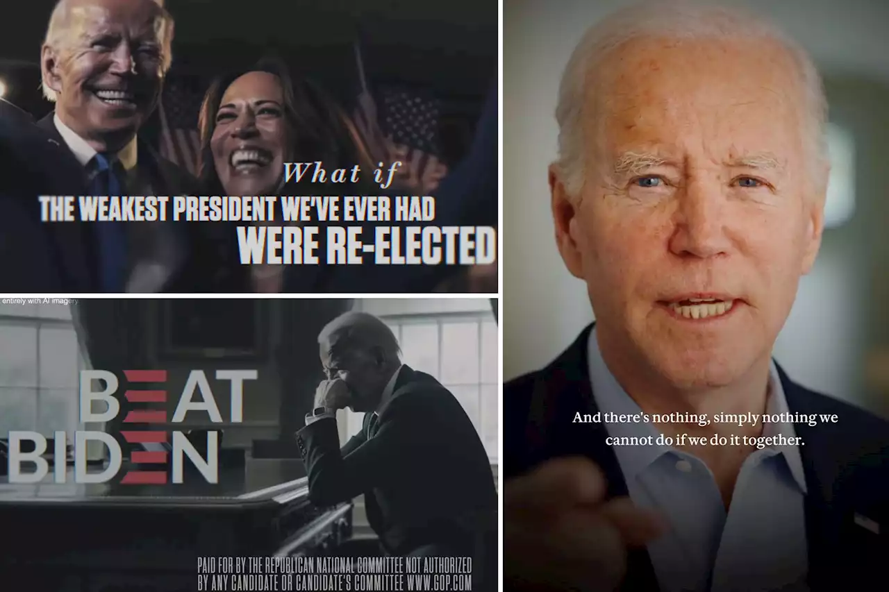 Republican National Committee slams Biden re-election bid in AI ad