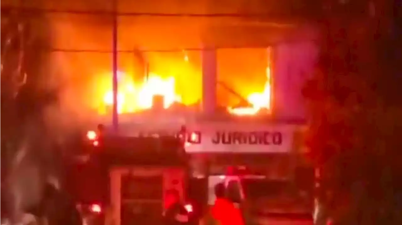 Explosión e incendio en Santos Lugares: hay 6 heridos y 40 familias evacuadas