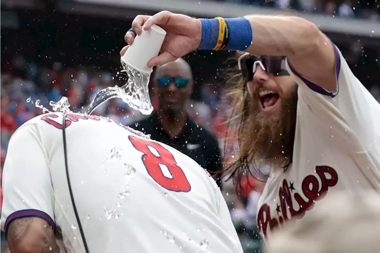 Phillies star of the game? Prepare to get drenched by Bryson Stott and Brandon Marsh