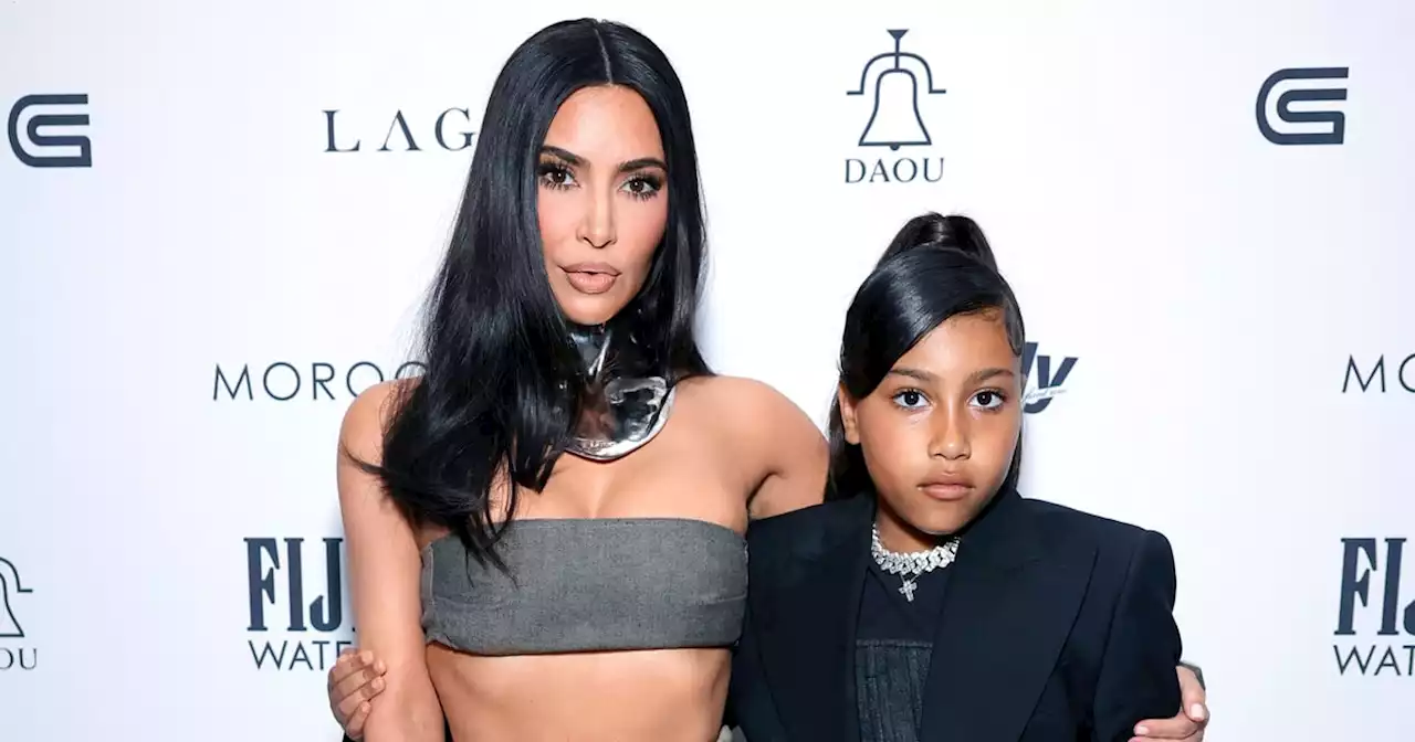 Kim Kardashian and North West Hit the Red Carpet in Coordinating Neutrals