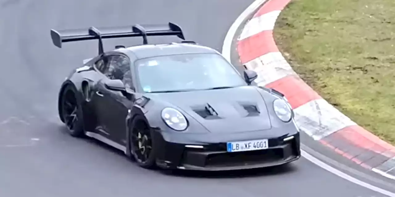 New Porsche 911 GT2 RS Seemingly Spotted Testing on the Nürburgring