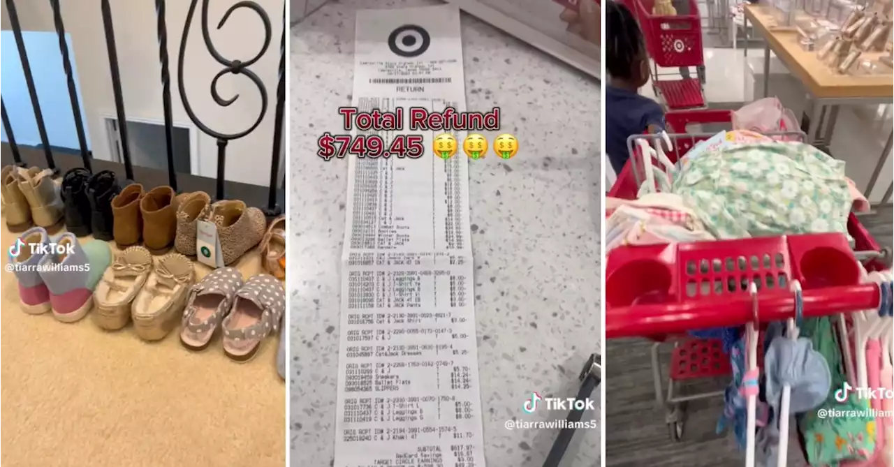 TikTok Mom Uses Cat & Jack Target Return Policy To Get Over $700 In Refunds