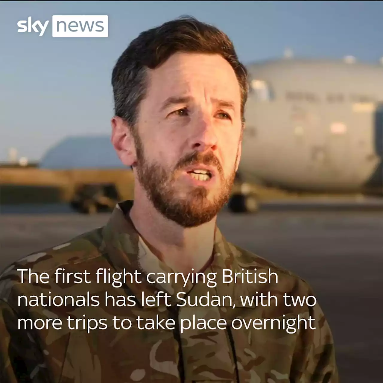 Sudan: First UK flight evacuating British civilians lands in Cyprus - as PM says next 24 hours 'absolutely critical'