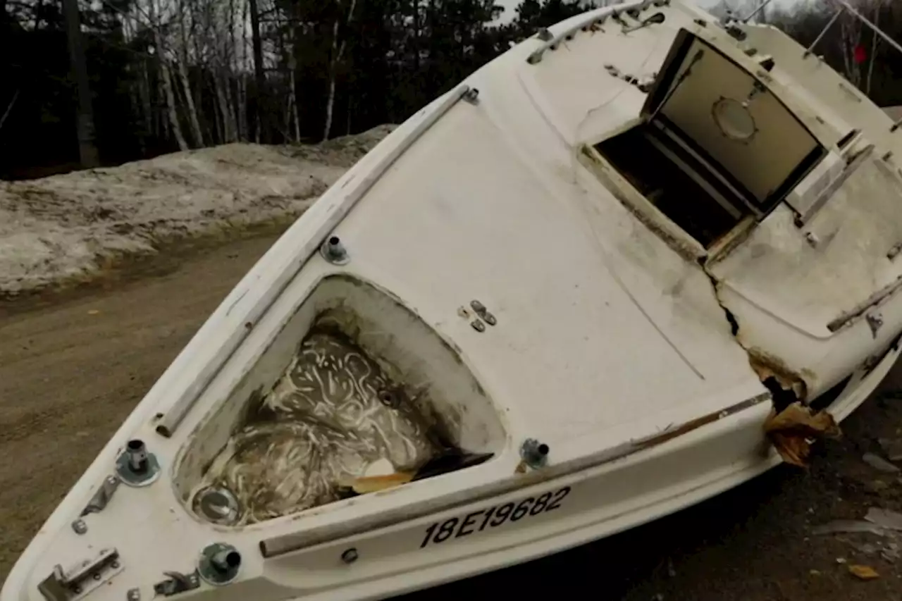 BEHIND THE SCENES: Elliot Lake's parking lot shipwreck