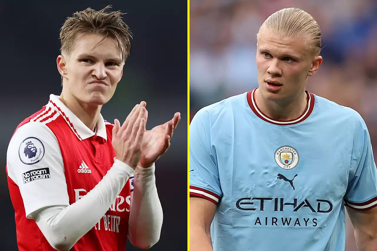 Arsenal legend in cheeky offer to Odegaard to help silence Haaland