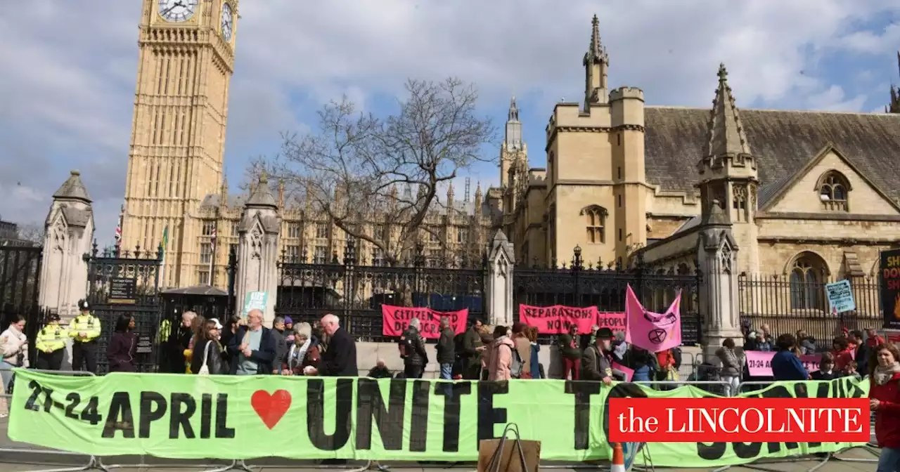 Dozens of Lincolnshire climate activists join four-day London protest