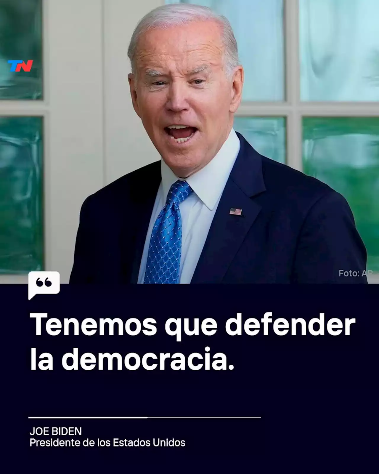 Joe Biden anunció que irá por la reelección en 2024: “Tenemos que defender la democracia”