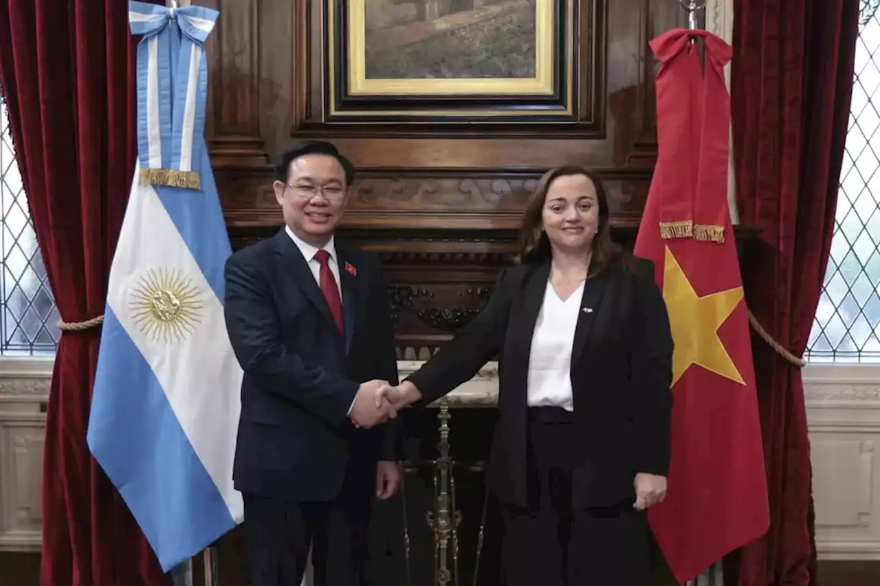 Cecilia Moreau recibió al titular de la Asamblea Nacional de Vietnam