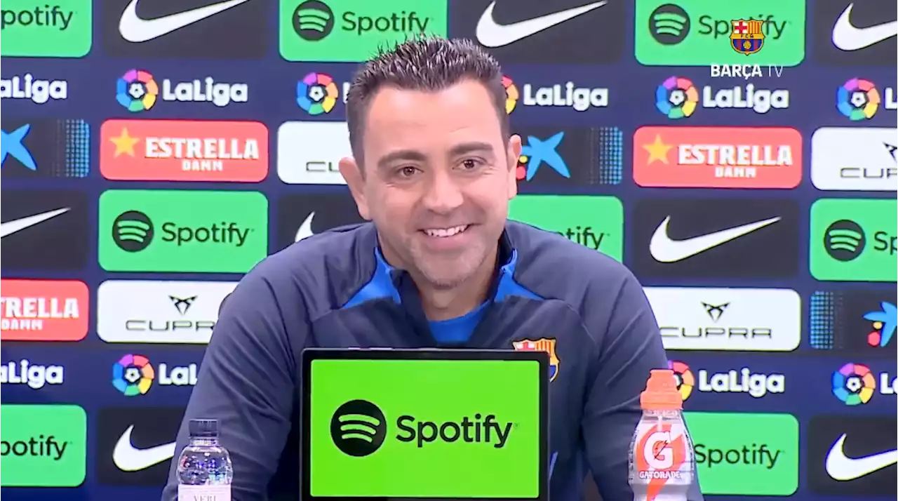 Xavi no piensa en récords y recuerda que Barcelona aún no ha ganado LaLiga