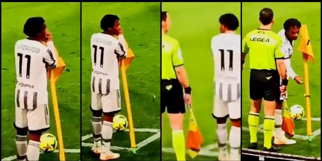 Cuadrado, l'accendino addosso dai napoletani: la reazione da signore VIDEO