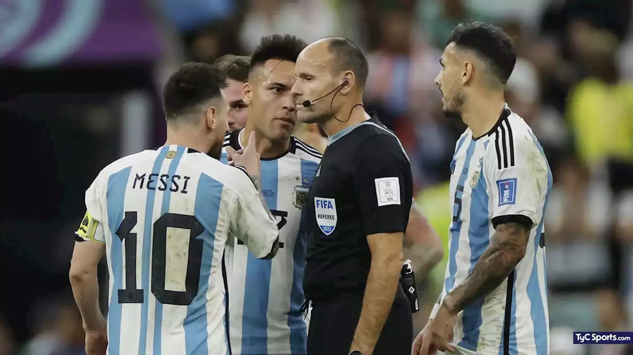 RETIRAN en España al polémico árbitro de Argentina vs. Países Bajos en el Mundial de Qatar 2022 - TyC Sports