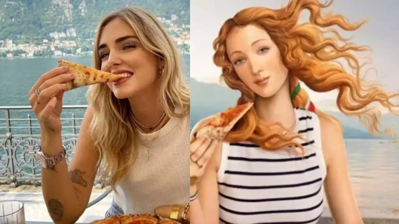 La Venere di Botticelli come Chiara Ferragni: l'ironia dell'influencer