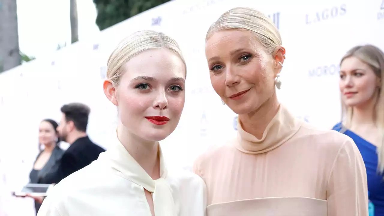 Gwyneth Paltrow and Elle Fanning’s Matching Slicked Buns Are the Definition Of “Quiet Luxury”