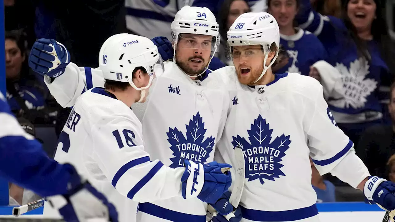 Maple Leafs' much-maligned core giving its best playoff performance yet