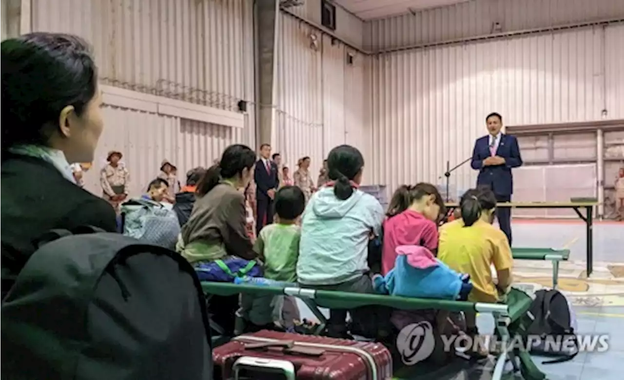 日정부 '수단거주 일본인 대피완료…대피협력 한국 등에 감사'(종합2보) | 연합뉴스