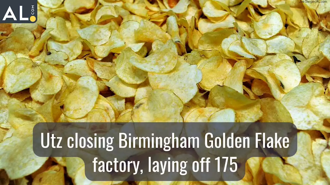 Utz closing Birmingham Golden Flake factory, laying off 175