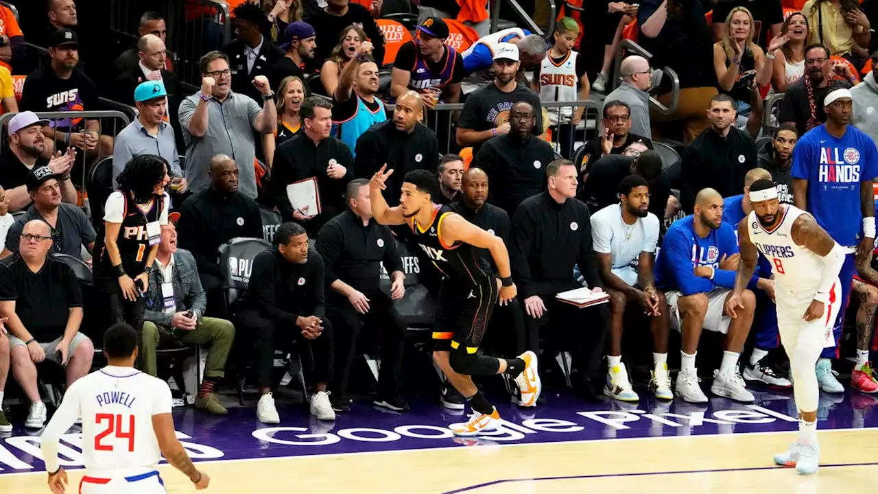 Devin Booker ties playoff career high with 47 as Suns advance to face Nuggets in semifinals