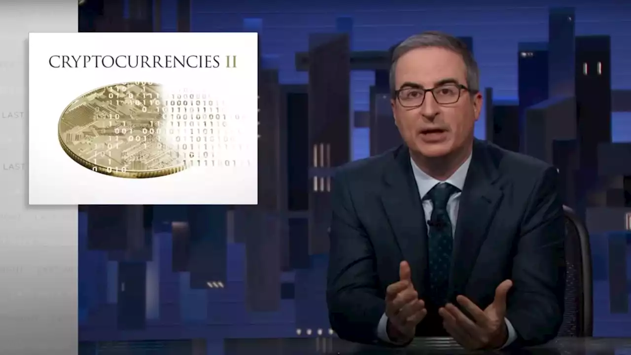 États-Unis: dans son émission, l’animateur John Oliver dézingue les cryptomonnaies