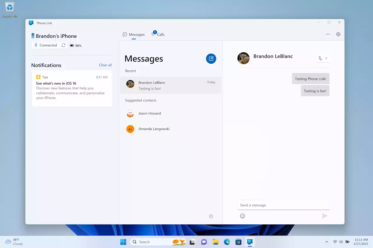 Microsoft Phone Link brings iMessage to Windows 11: Here’s how it works