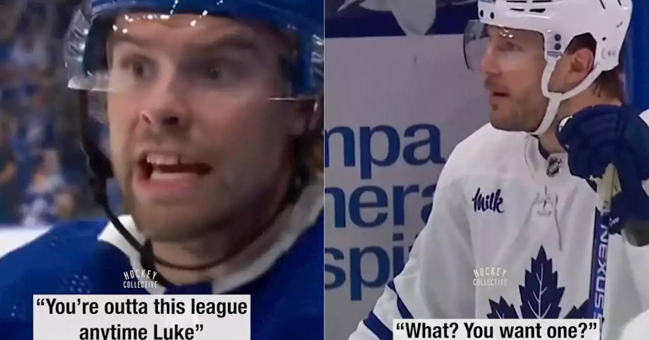 Hot mic captures playoff trash talk between Leafs and Lightning players