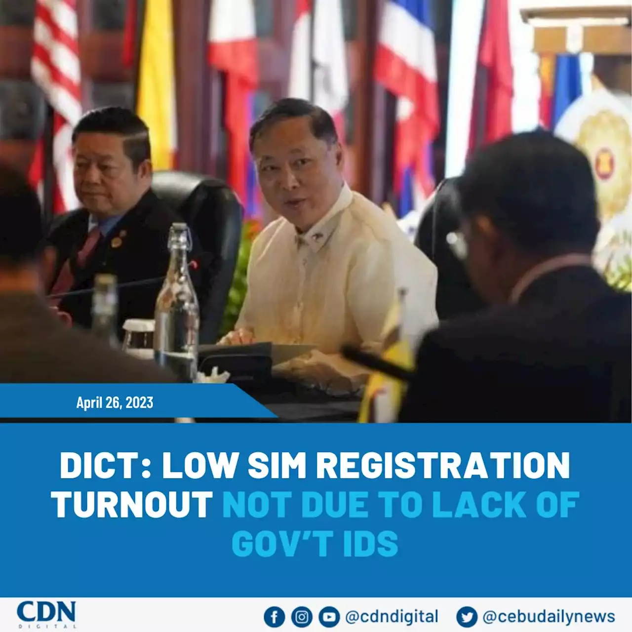 DICT: Low SIM registration turnout not due to lack of gov’t IDs