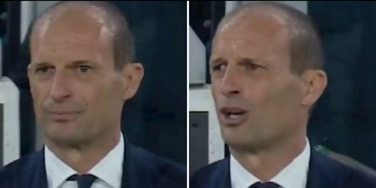 Juve-Napoli, Allegri 'predice' il gol di Raspadori: l'espressione è virale