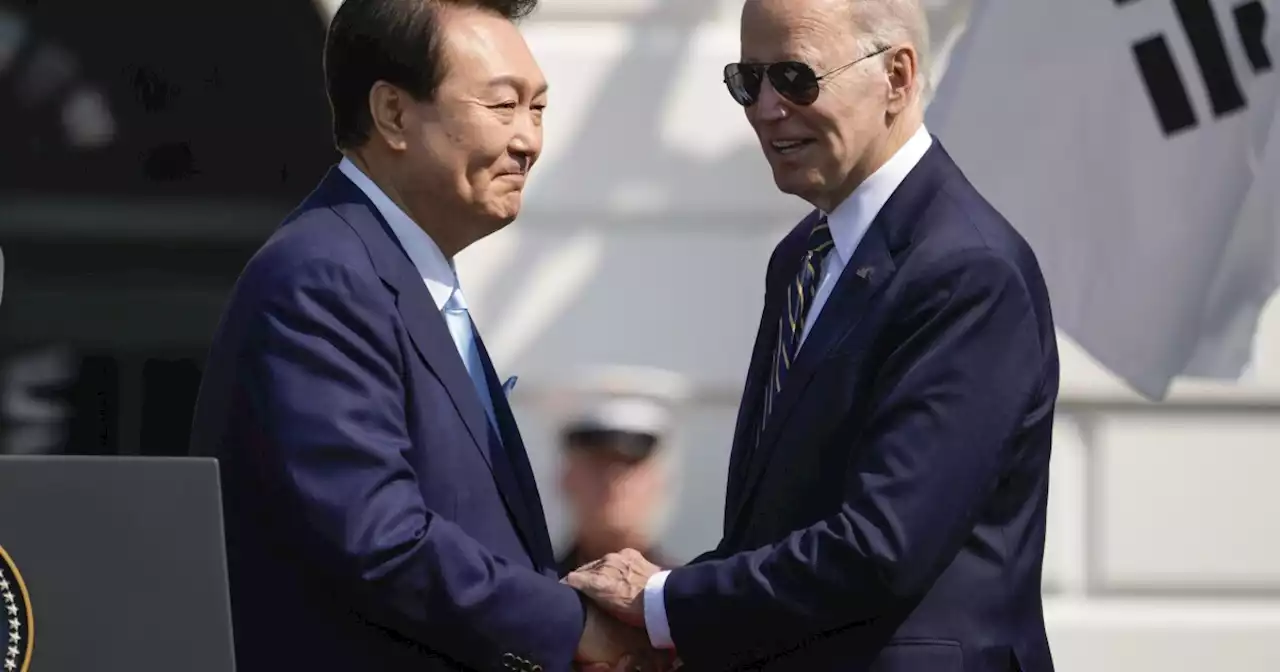 WATCH LIVE: Biden hosts joint press conference with South Korean President Yoon Suk Yeol