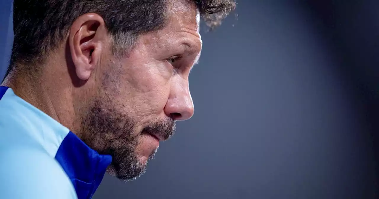 Simeone: de los 120 años del Atlético al 'no me detengo a esperar el halago'