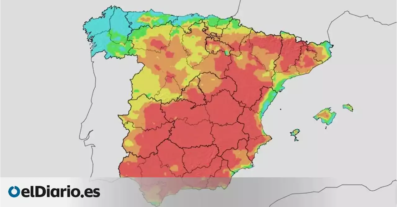 Casi toda España alcanza el “riesgo extremo” de incendios esta semana: “Esto es el cambio climático”