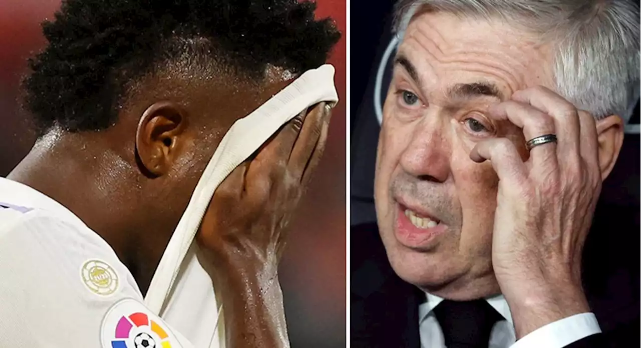 Ancelottis missnöje med Vinicius Junior: 'För många gula kort'