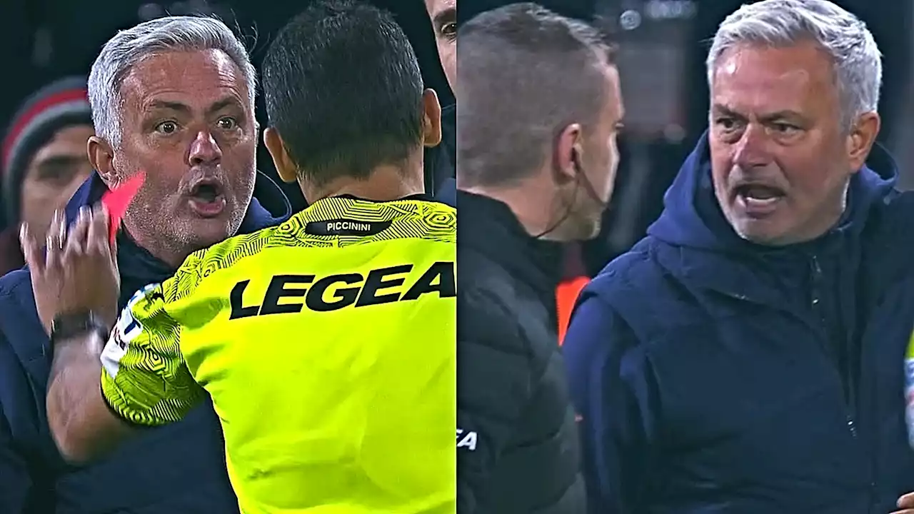 Deferito l'arbitro Serra: fu protagonista del diverbio con Mourinho in Cremonese-Roma | Goal.com Italia