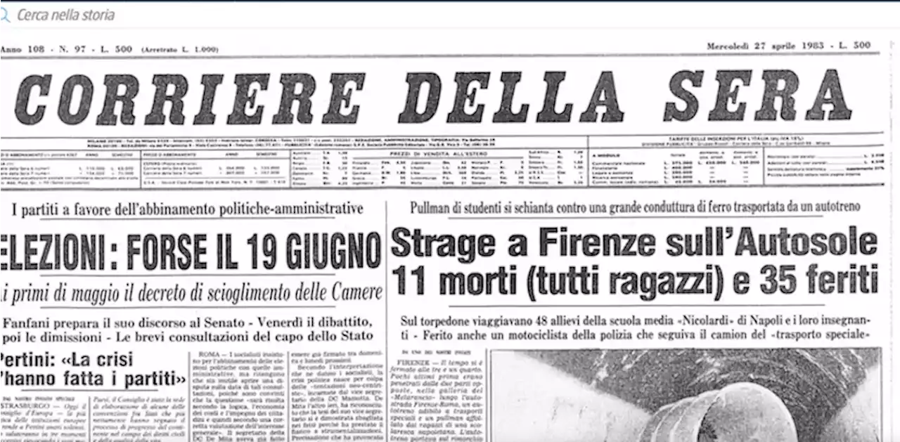 L'incidente della galleria del Melarancio, 40 anni fa - Il Post