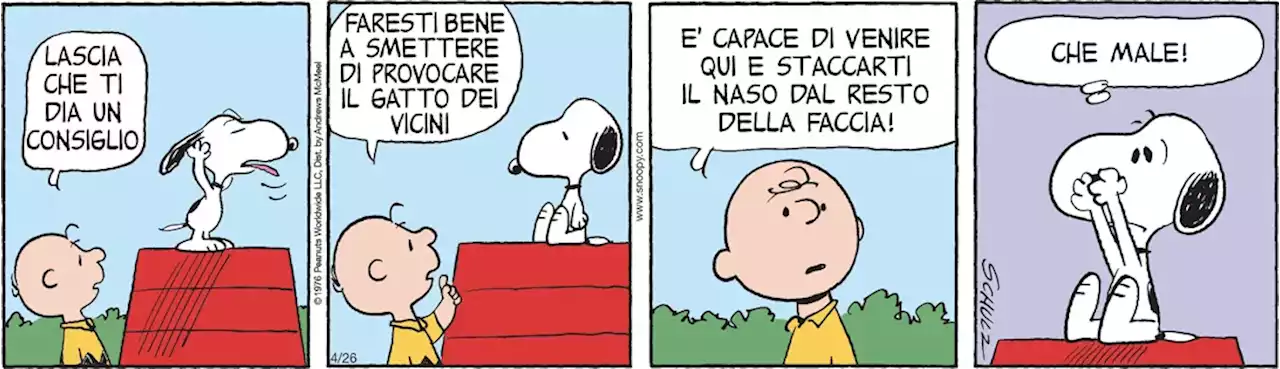 Peanuts 2023 aprile 26 - Il Post