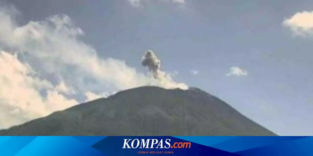 Gunung Ile Lewotolok Hari Ini, Meletus 98 Kali Disertai Dentuman Kuat