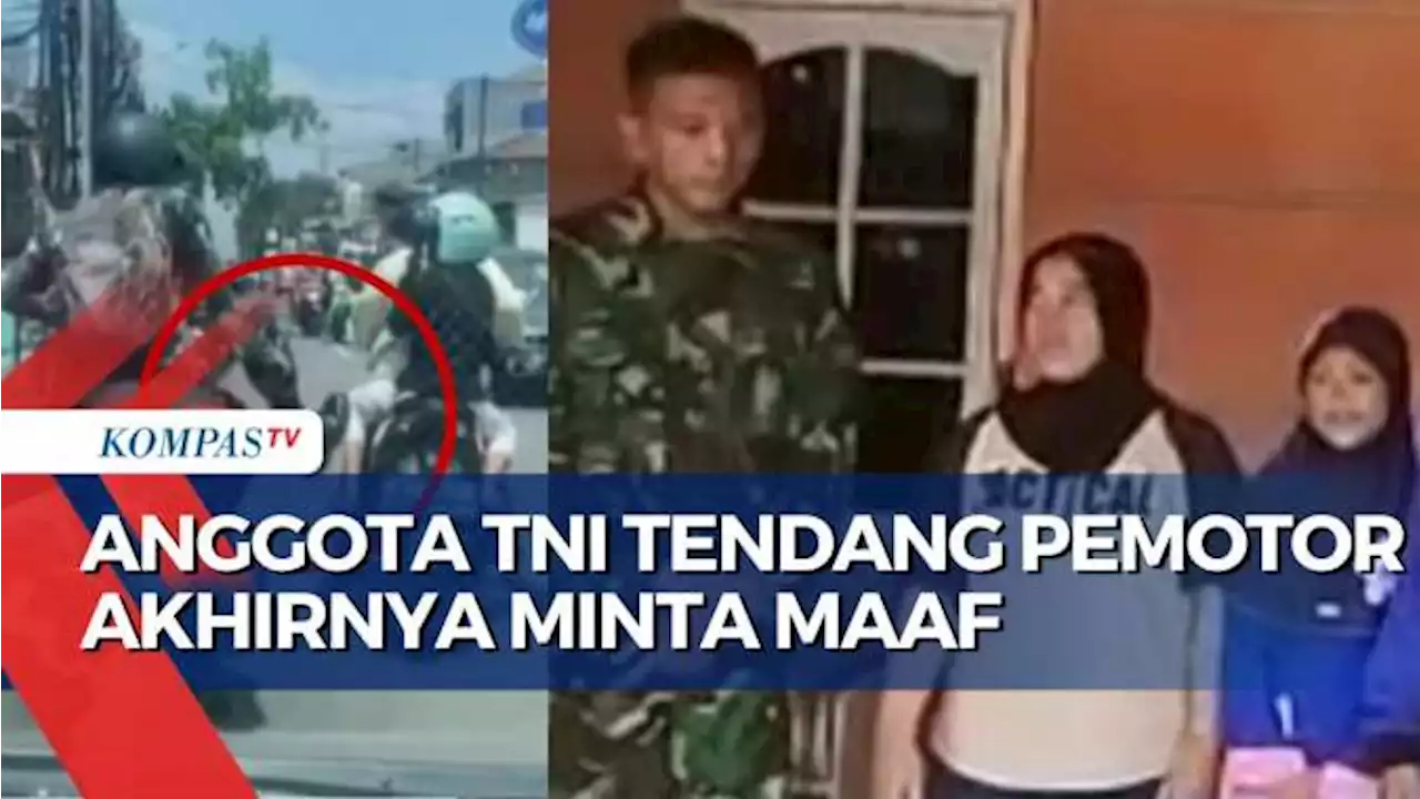 Anggota TNI yang Viral Karena Tendang Pemotor di Bekasi, Akhirnya Meminta Maaf