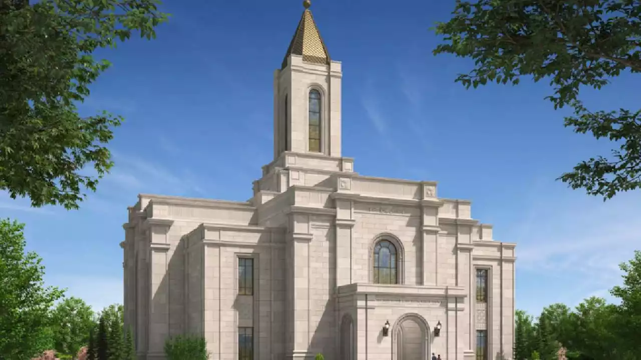 Rendering released for Latter-day Saint temple in Montpelier in Idaho